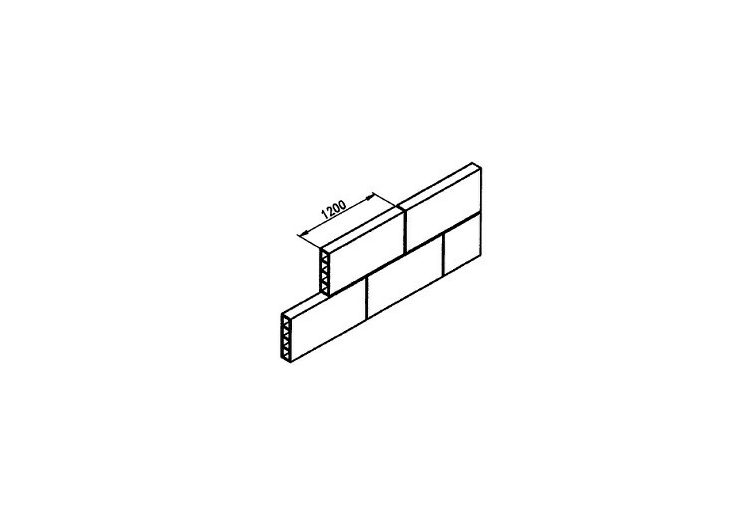 Tonhohlplatte (250*60*1200) - ACCA software