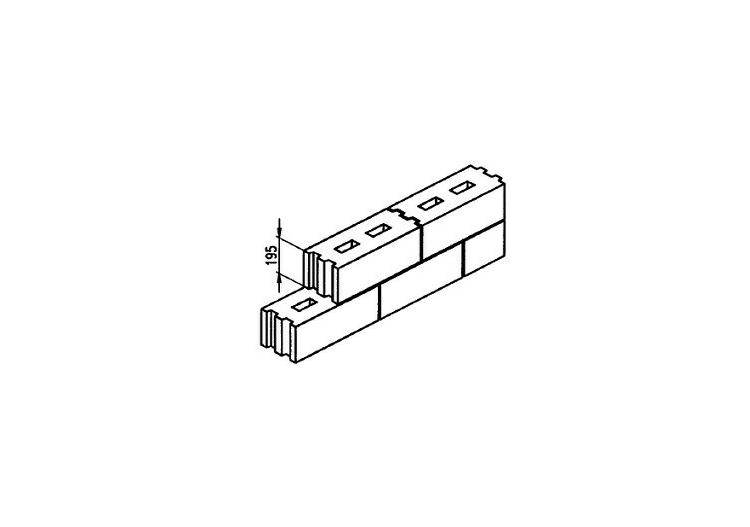 Leichtbeton-Block (500*195*195) - MS 149 - ACCA software