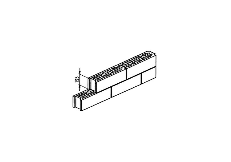 Light-weight cement block (490*140*195) - MS 110 - ACCA...