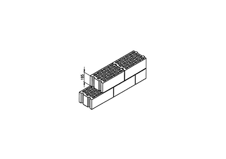 Light-weight cement block (500*295*195) - MS 174 - ACCA...