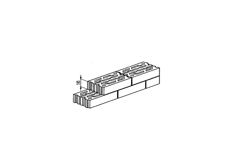 Light-weight cement block (495*295*195) - MS 212 - ACCA...