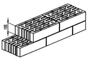 Light-weight cement block (495*345*195) - MS 249