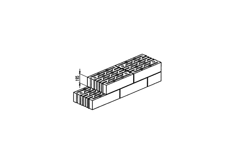 Light-weight cement block (495*345*195) - MS 274 - ACCA...