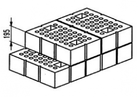 Betonhohlblockstein (450*300*195) - MS 520