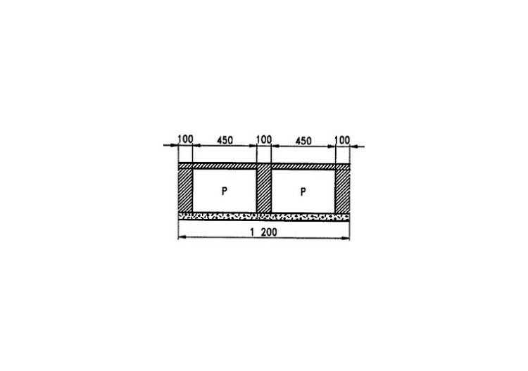 Polystyrene blocks floor slab - ACCA software
