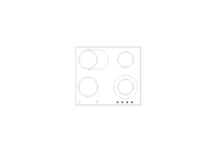 Kitchens DWG - Cooking Hob p51 05 - ACCA software Kitchens DWG - Cooking Hob p51 05 - ACCA software