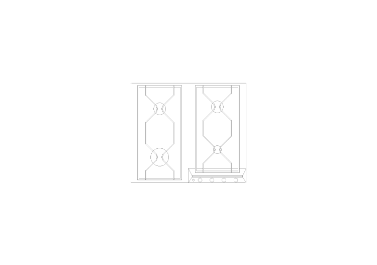 Cuisines DWG - Plans de cuisson p51 06 - ACCA software Cuisines DWG - Plans de cuisson p51 06 - ACCA software