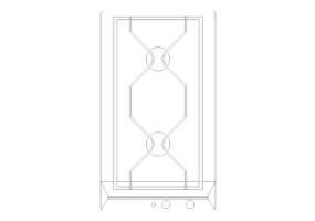Kitchens DWG - Cooking Hob p51 08