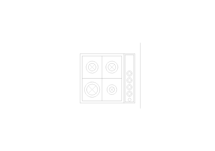 Cuisines DWG - Plans de cuisson 003 - ACCA software Cuisines DWG - Plans de cuisson 003 - ACCA software