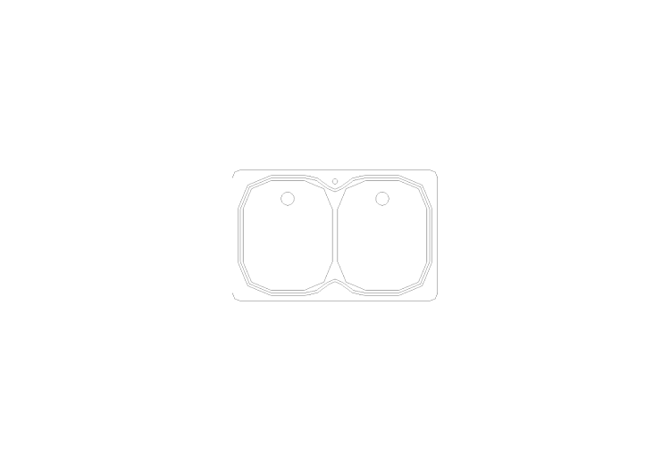 Cozinhas DWG - Pia p50xl78 06 - ACCA software Cozinhas DWG - Pia p50xl78 06 - ACCA software