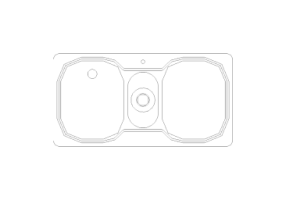 DWG K&uuml;chen - Sp&uuml;lbecken p50xl95 14
