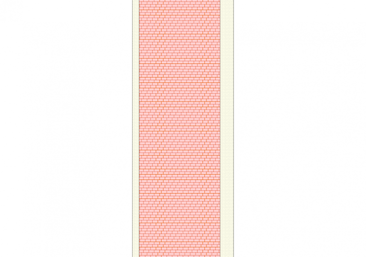 Hollow brick or tuff masonry - 15cm - UNI/TR 11552 sheet 2...