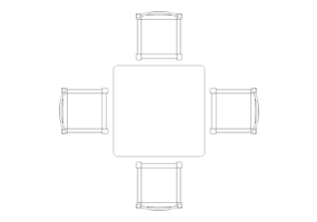 Cuisines DWG - Table compl&egrave;te 03