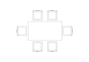 Cuisines DWG - Table compl&egrave;te 04