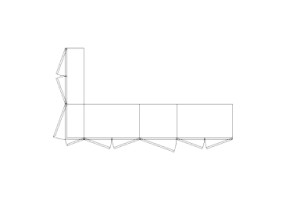 Mobili DWG - Angolo composizione 01