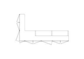Furniture DWG - Angle Composition 03
