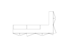 Furniture DWG - Angle Composition 04
