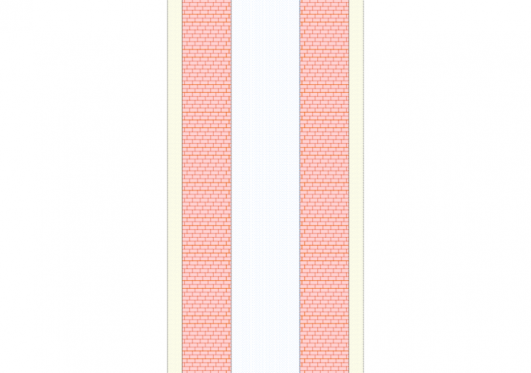 Curtain wall with air gap [200.0] - ACCA software