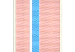 Parede de fachada com caixa de ar isolada [350.0]