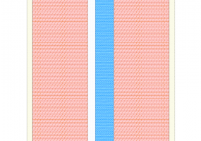 Ausfachung aus zweischaligem Mauerwerk mit Isolierung [400.0]