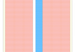 Mur de remplissage avec lame d'air isolée [500.0]