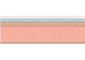 Plancher bois avec béton léger et matelas d'air [175.0]