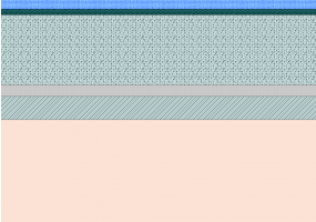 Insulated flat non-walkable roof [550.0]