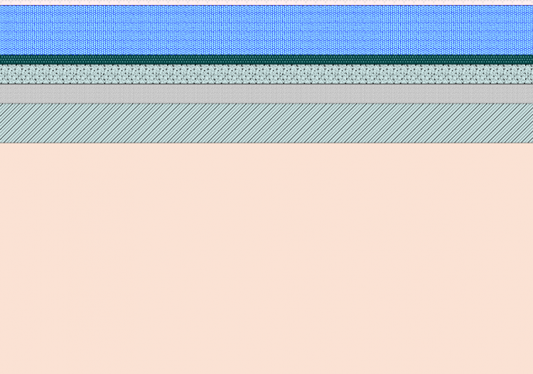 Insulated flat walkable roof [430.0] - ACCA software