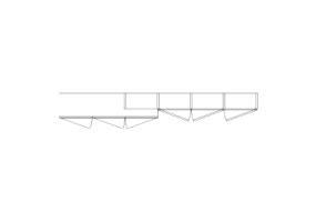 Furniture DWG - Hinged door composition 15