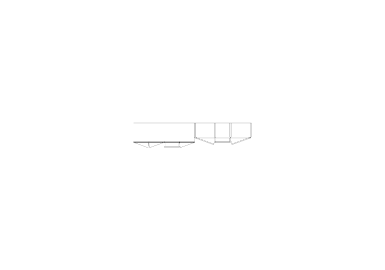 Móveis DWG - Composição gavetas 02 - ACCA software Móveis DWG - Composição gavetas 02 - ACCA software