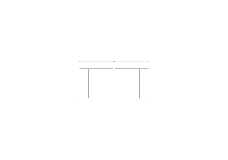 Furniture DWG - Canapé type 1 02 - ACCA software Furniture DWG - Canapé type 1 02 - ACCA software