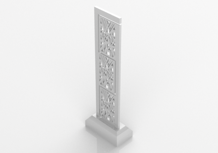 Accessoires 3D - Colonnina ornamentale Bianco - ACCA...