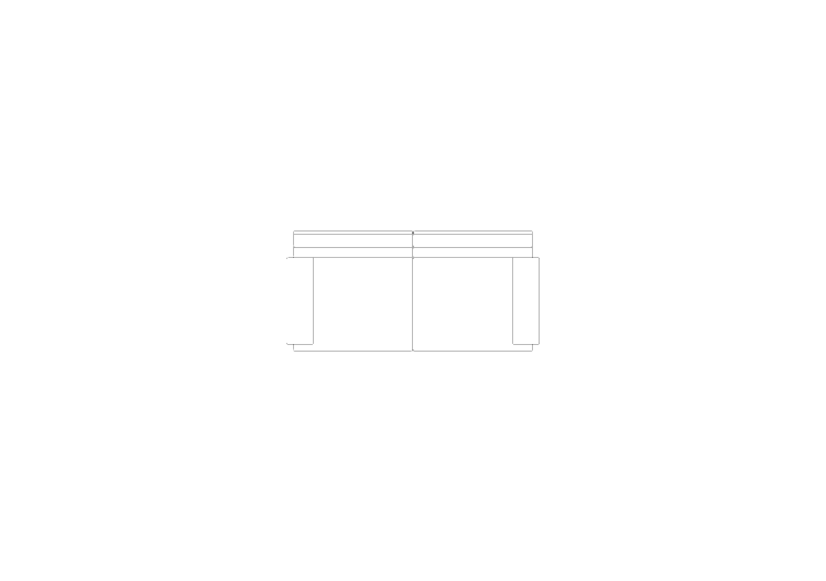 Móveis DWG - Sofá tipo 2 04 - ACCA software Móveis DWG - Sofá tipo 2 04 - ACCA software