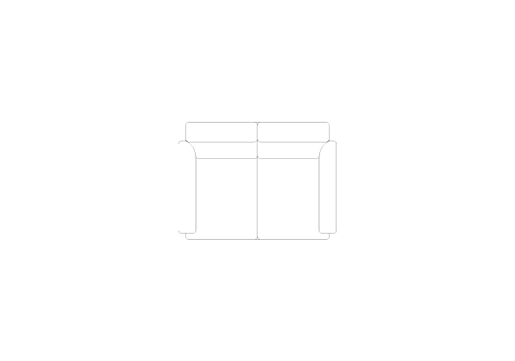 Furniture DWG - Type 4 sofa 02 - ACCA software Furniture DWG - Type 4 sofa 02 - ACCA software