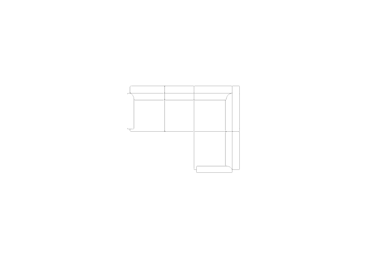 Furniture DWG - Canapé type 4 08 - ACCA software Furniture DWG - Canapé type 4 08 - ACCA software