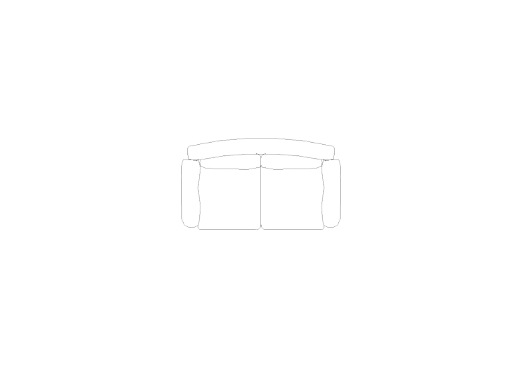 DWG Möbeln - Typ Sofa 5 02 - ACCA software DWG Möbeln - Typ Sofa 5 02 - ACCA software