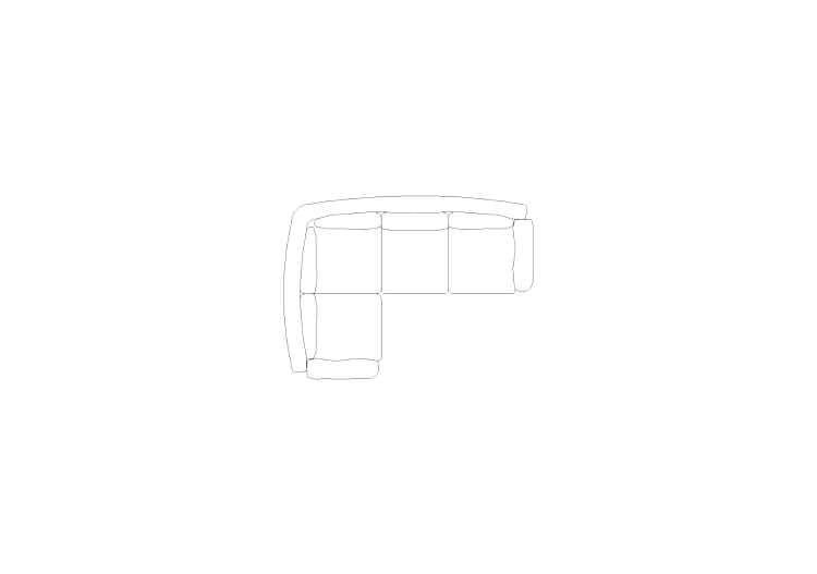 Furniture DWG - Type 5 sofa 06 - ACCA software Furniture DWG - Type 5 sofa 06 - ACCA software