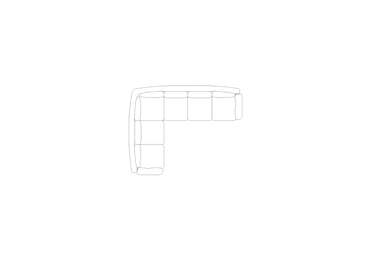 Furniture DWG - Type 5 sofa 08 - ACCA software Furniture DWG - Type 5 sofa 08 - ACCA software