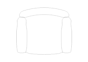 Muebles DWG - Sof&aacute; tipo 5 10
