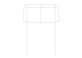 Mobili DWG - Divano letto 02