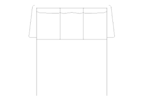 Furniture DWG - Sofa-Bed 04