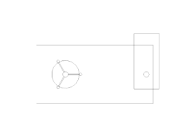 Escrit&oacute;rio DWG - Escrivaninhas tipo 3 17