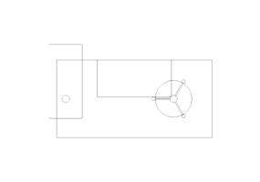 Escrit&oacute;rio DWG - Escrivaninhas tipo 3 18