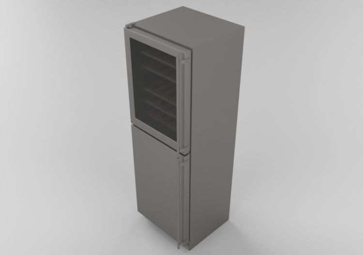 3D Haushaltgeräte - Weinkeller-Kühlschrank - Liebherr - WF...