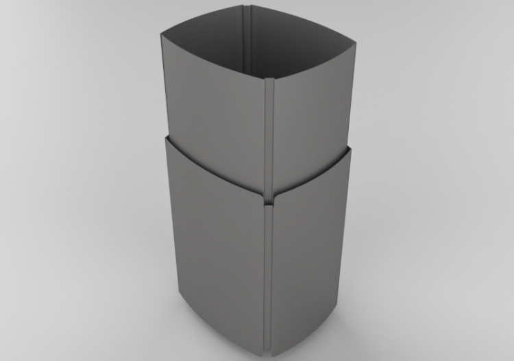 Electrodomésticos 3D - Campana de pared de acero - Elica -...