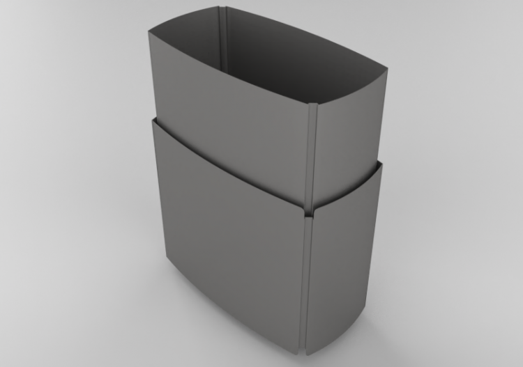 3D Haushaltgeräte - Wandmontierte Dunstabzugshaube aus...