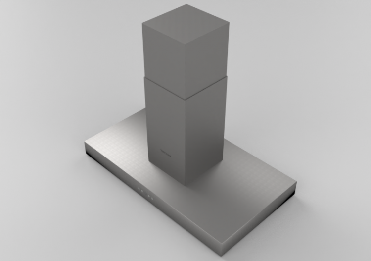 Elettrodomestici 3D - Cappa a parete in acciaio - Tecno -...