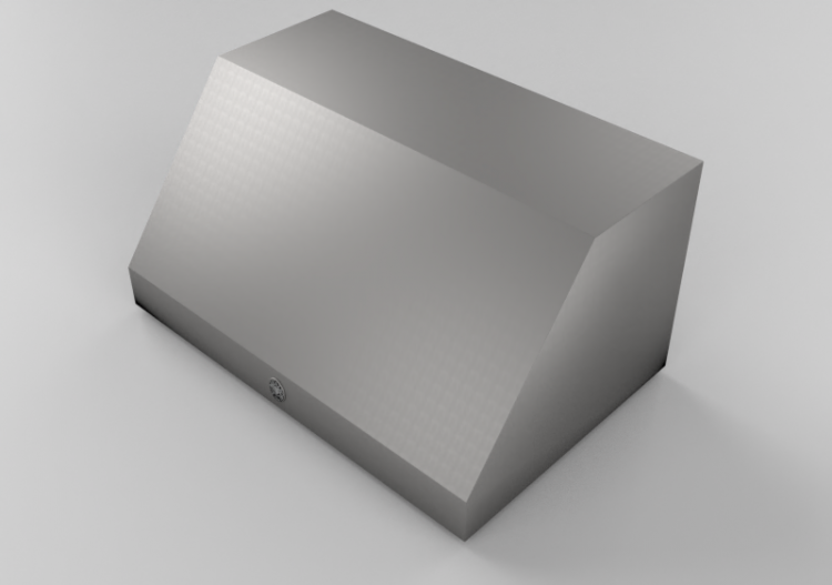 Elettrodomestici 3D - Cappa a parete in acciaio -...