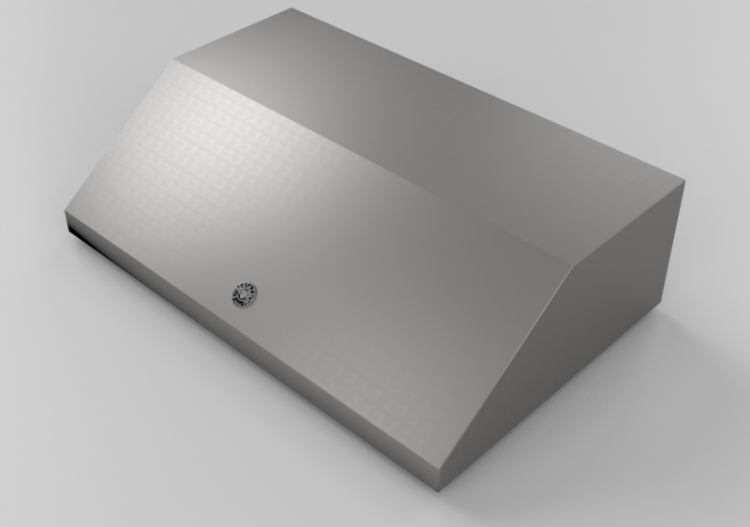 Elettrodomestici 3D - Cappa a parete in acciaio -...