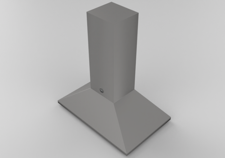 3D Haushaltgeräte - Wandmontierte Dunstabzugshaube aus...